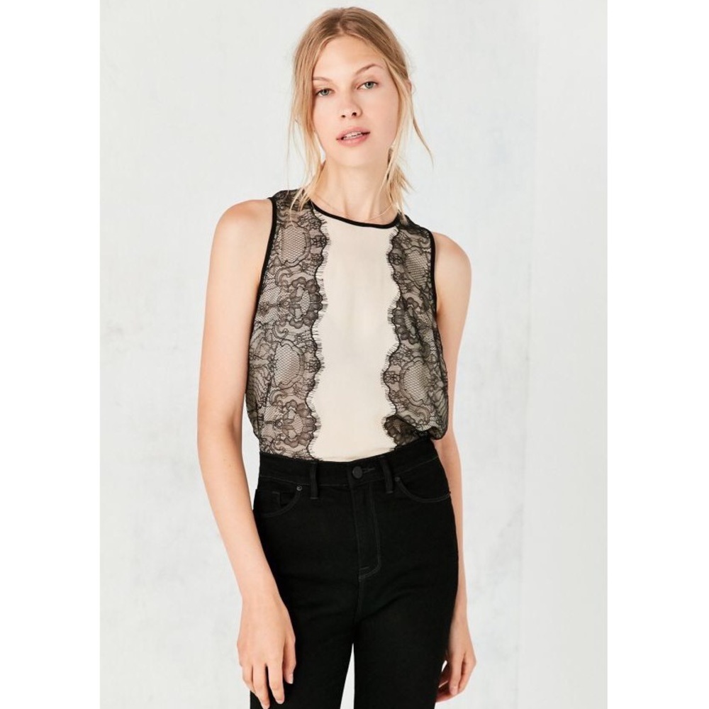 UO Kimchi Blue Vivian Lace Tank Top